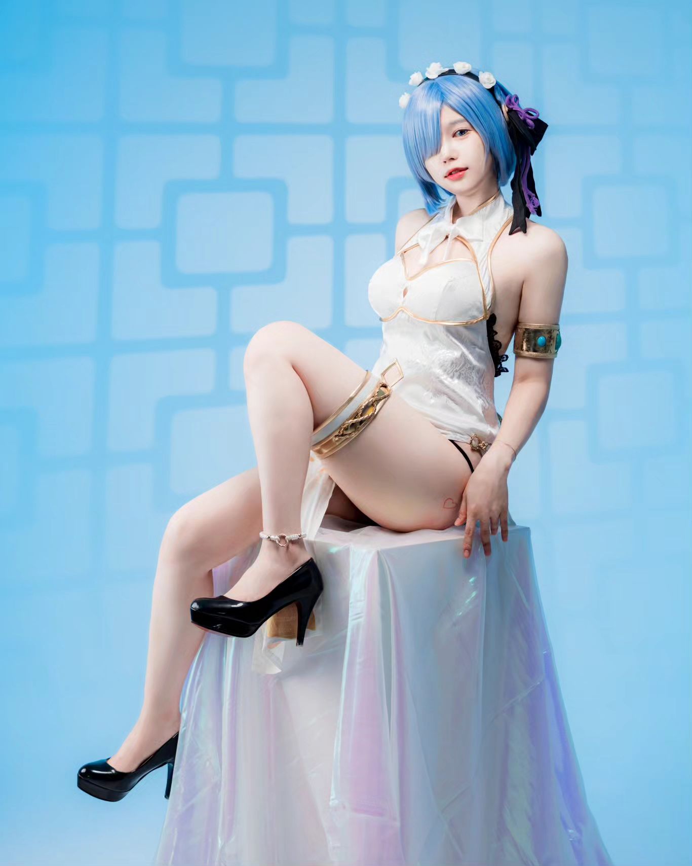 [COSPlay]雷姆旗袍-二次元COS分享次元吧