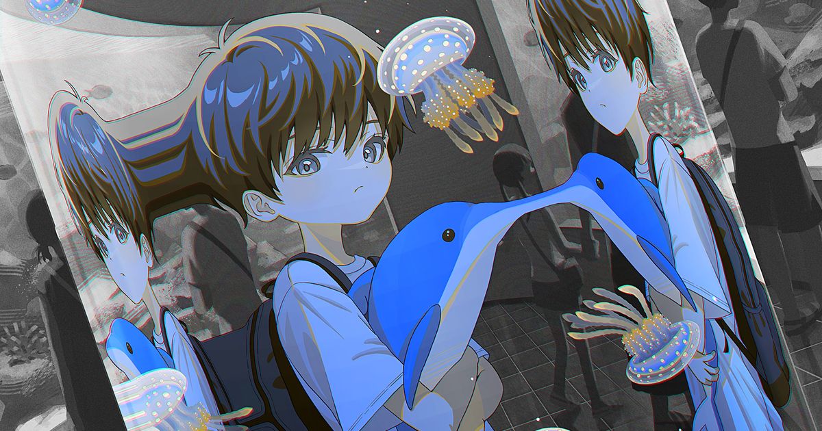 [P站插画]湛蓝空间 – 水族馆插画特辑 –-二次元COS分享次元吧