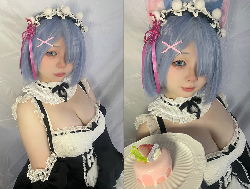 [COSplay]蕾姆女仆-二次元COS分享次元吧