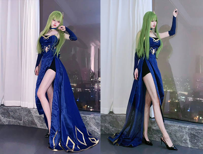 [COSplay]反叛的鲁路修 C.C💚-二次元COS分享次元吧