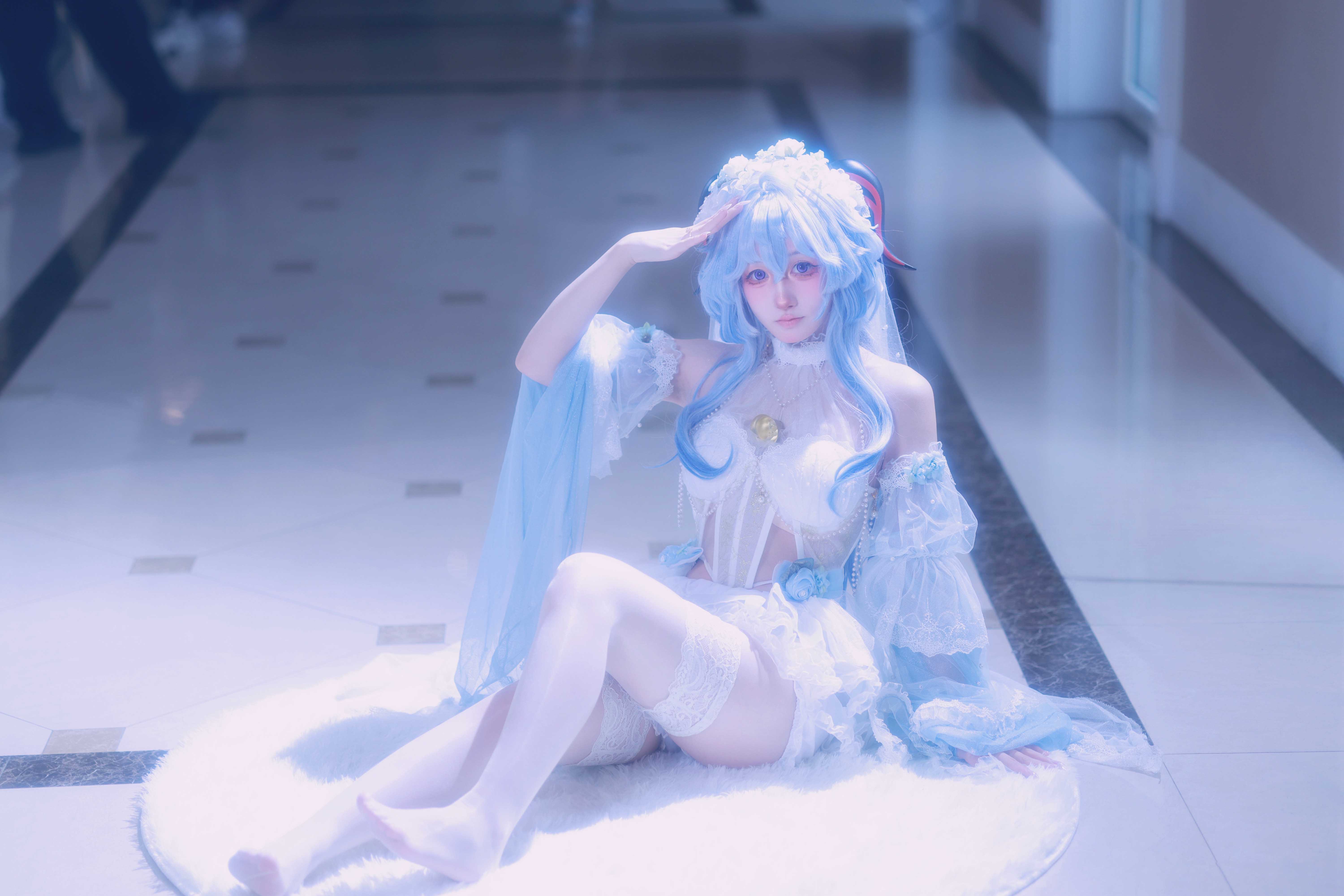 [COSplay]原神 甘雨 花嫁-二次元COS分享次元吧