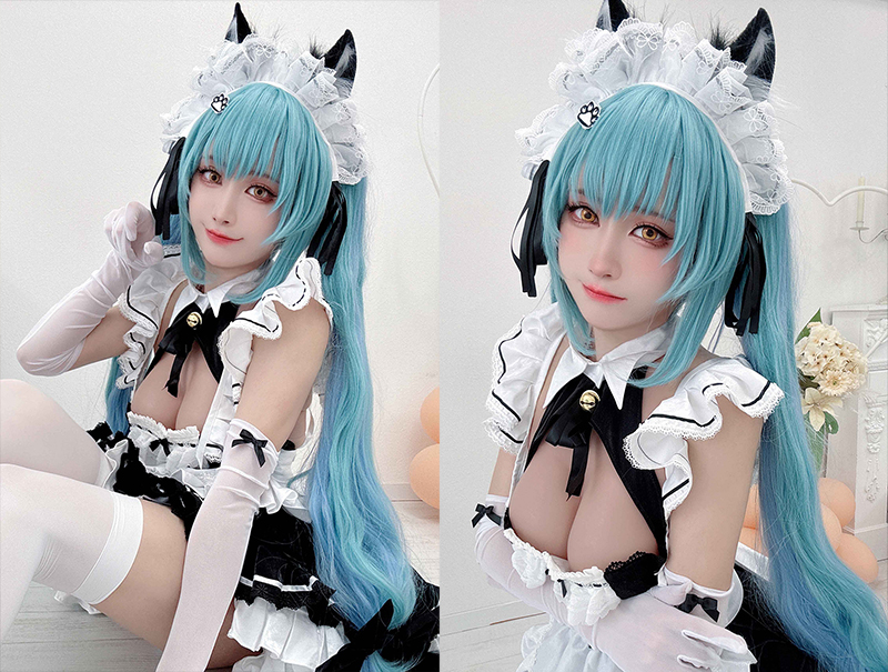 [COSplay]傲娇女仆初音自拍-二次元COS分享次元吧