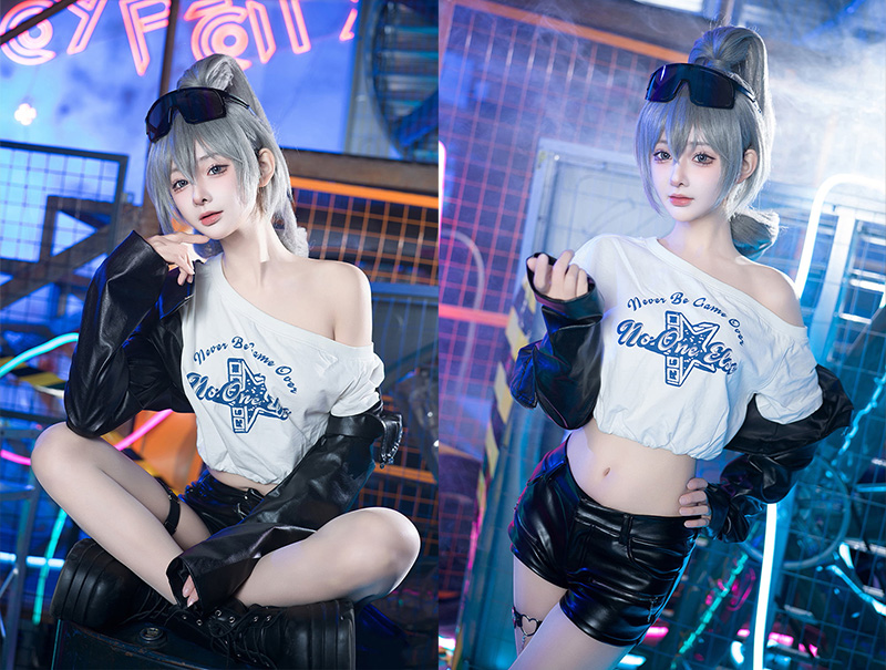 [COSplay]这个银狼小姐姐有点拽-二次元COS分享次元吧