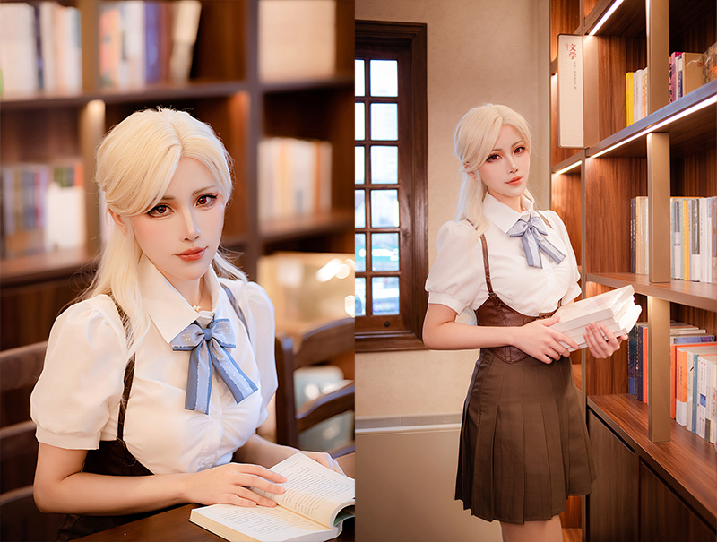 [COSplay]放学一起逛书店吗？-二次元COS分享次元吧